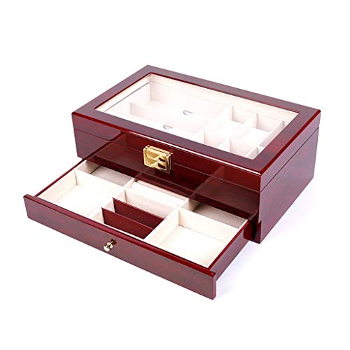 Organisateur de rangement YZCIS en bois pour protéger montres et bijoux