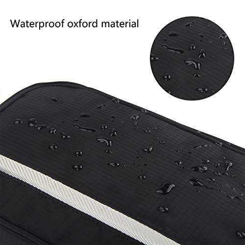 MONSTINA Toiletry Bag/Cosmetic Case Toiletry Travel Bags Hanging Cosmetic Pouch Cosmetic Organizers (Black)