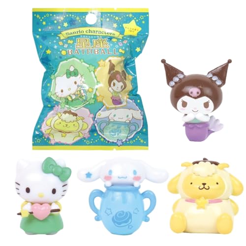 サンリオ キャラクター 星座season03 バスボール 1個 りんごの香り 入浴剤 子供 男の子 女の子 おもちゃ入り シュワたま キッズ おもちゃ フィギュア マスコット 入り 可愛い かわいい 楽しい サンタン シュワたま