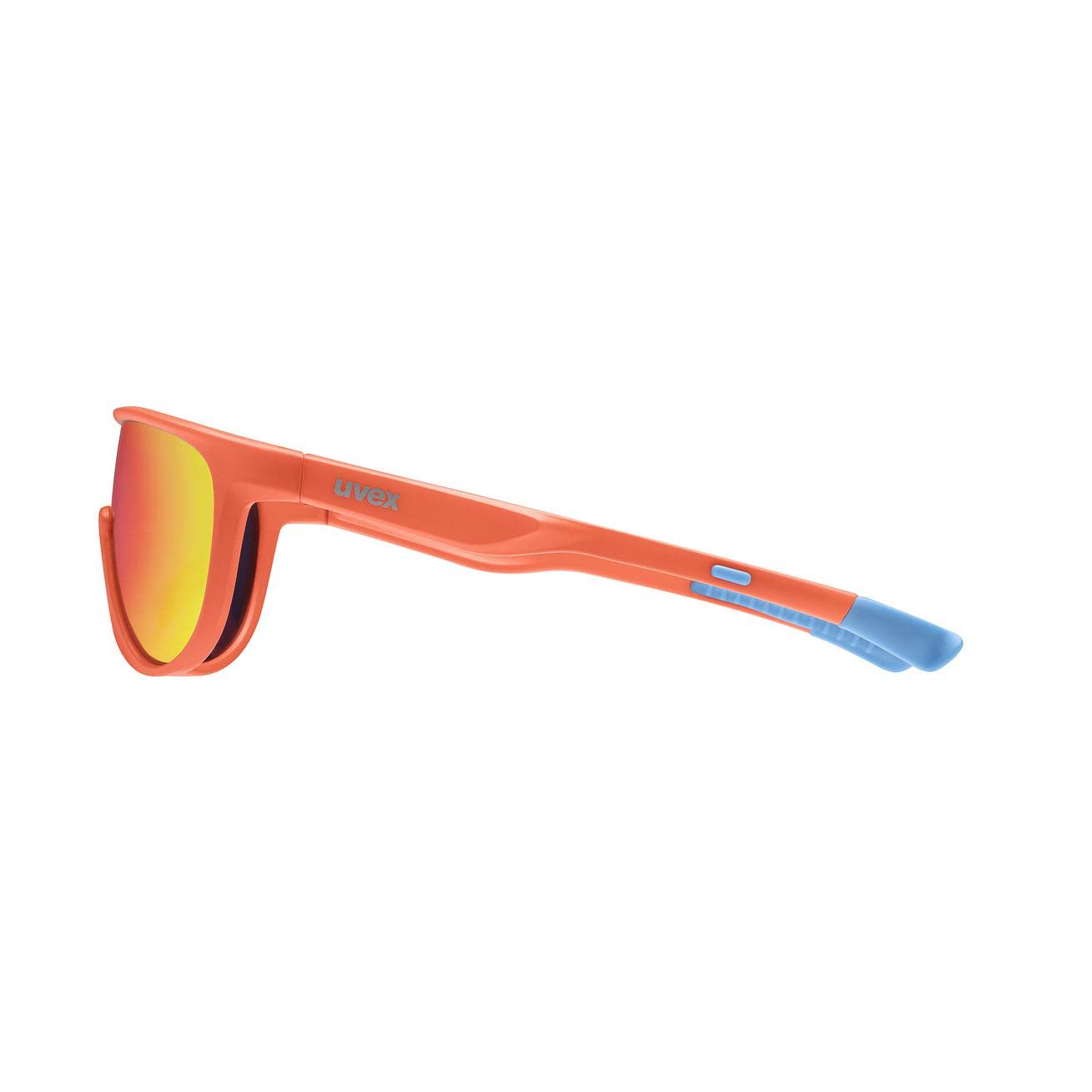 uvex sportstyle 515, okulary przeciwsłoneczne unisex-dzieci, orange matt/mirror orange, one size