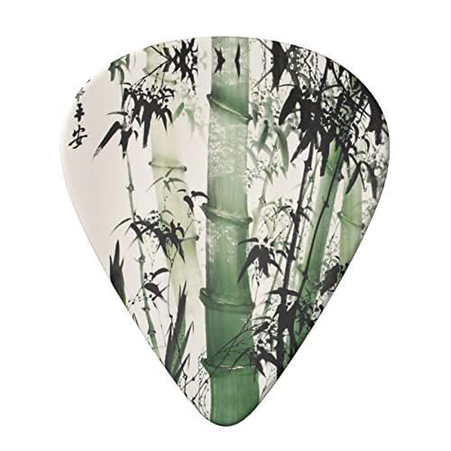 Lot de 6 médiators chinois en bambou pour guitare acoustique, guitare électrique, basse, ukulélé – fins, moyens et épais… - Les Beatles, Paul McCartney, John Lennon, RIngo Starr, George Harrison Lot de 6 médiators chinois en bambou pour guitare acoustique, guitare électrique, basse, ukulélé - fins, moyens et épais… – Image 4