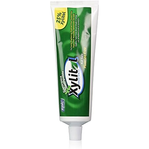 Epic Dental Kid Safe Xylitol Sweetened Spearmint Toothpaste Fluoride-Free 4.9 oz Cover