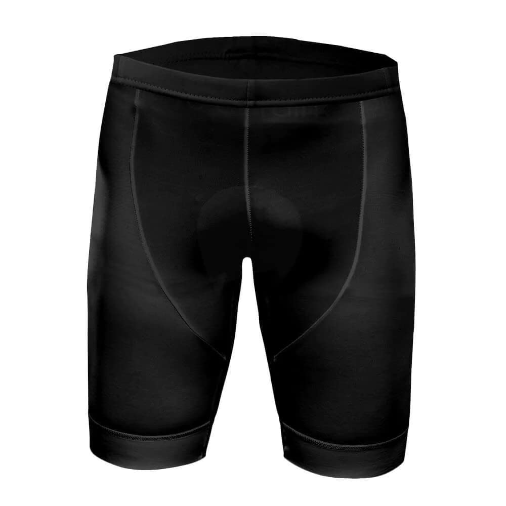 HIRBGOD Men's Black Padded Cycling Short