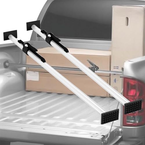 Adjustable Ratcheting C Bar (72-87 Inches) - Heavy-Duty Anti-Slip Support Bars for Sedans, SUVs,...