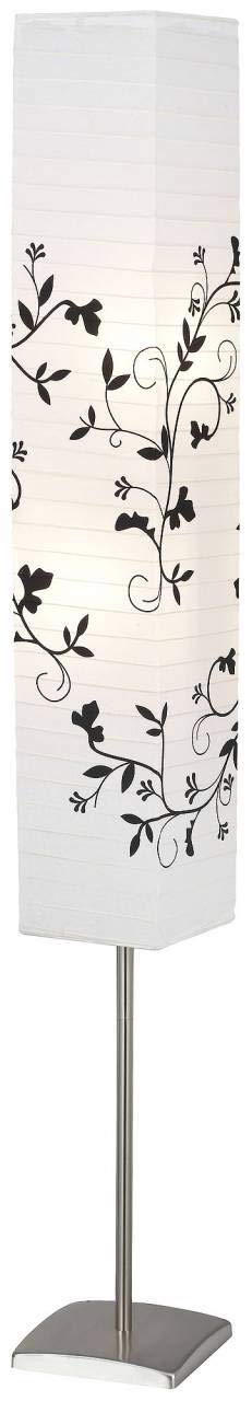 Brilliant Nerva Stehleuchte eisen/weiß/grau Zweig 92603/81