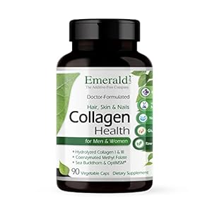 Emerald Labs Collagen Health – Dietary Supplement with Sea Buckthorn, Saw Palmetto, Beta-Sitosterol, and B Vitamins for Healthy Hair, Nails, and Skin – 90 Vegetable Capsules