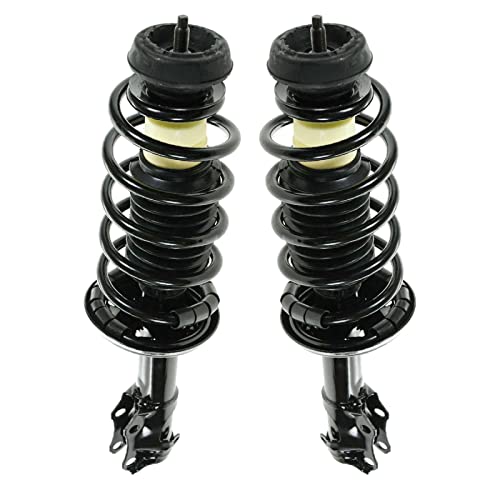 Image of TRQ Front Strut and Spring Assembly Set 2 Piece | For 1996-1998 Volkswagen Golf 96-98 Jetta