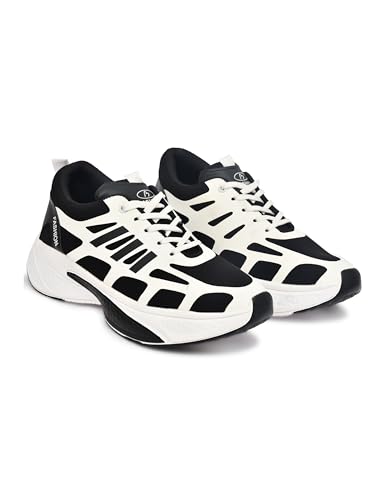 Image of CHICAGO-01 Stylish Casual Mid Top Sneaker and Trendy Shoes with Laces for Men & Boys, Perfect, College, Parties and Outings, Lightweight, Comfortable, and Durable for All-Day Use
