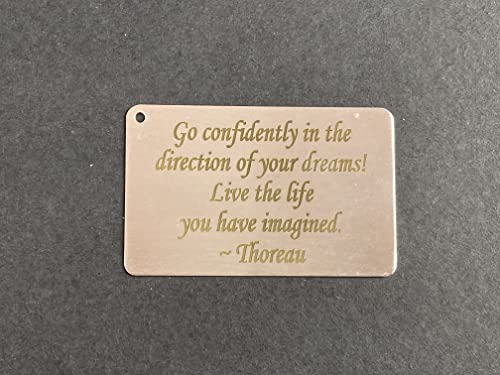 Wallet : Go Confidently, Keychain accessories, Purse accessories, Card, Brass card, Nickel polishing, Engraved card, Cocktail card.2