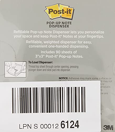 Post-it Pop-Up Notes Dispenser for 3 x 3 - Random Color Shipped - image 2