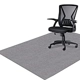 ZMKHJJG bodenschutzmatte, rechteckig, Hohe Schlagzähigkeit, rutschfest, 90 x 120cm,bürostuhl unterlage,schreibtischstuhl unterlage