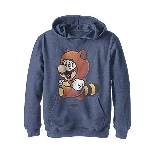 Pull à capuche Nintendo vêtement chaud anti-froid bleu garçon M