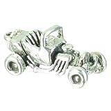 Hot Rod Hot Rod Sterlingsilber Charm .925 x 1 Hotrod Rennwagen Autos Anhänger sslp4139