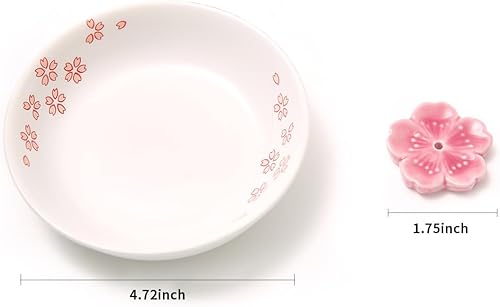 Miniatura 2 de Soporte de cerámica japonesa hecho a mano para incienso o quemador de incienso, bandeja única para recoger cenizas y regalo decorativo, decoración