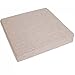 Yoole EU Cojín para silla interior y exterior, cojín grueso para asiento de silla, 45 x 45 cm, 50 x 50 cm, almohadillas suaves para sillas de comedor, oficinas, jardín (55 x 55 x 5 cm, beige)