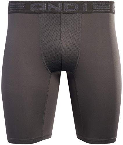 AND1 Mens Boxer Briefs - 10 Pack Performance Stretch Mens Underwear Long Leg Boxers for Men with Contour Pouch (Sizes: S-3XL)4