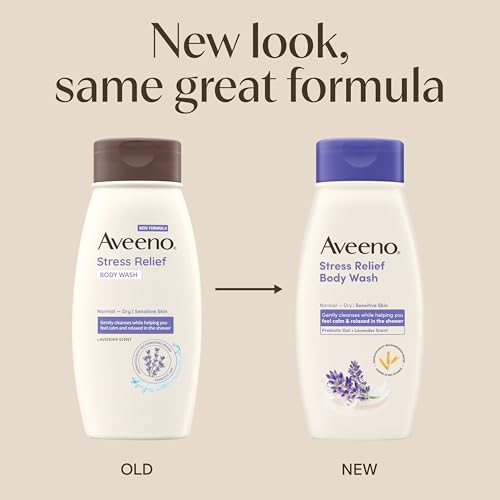 Save 47% on Aveeno Stress Relief Body Wash with Oat & Lavender - Image 2