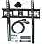 Cheetah Fixed TV Mount for Most 26-60 Inch TVs up to 115lbs VESA 400x400mm, with 10ft HDMI Cable, LED LCD OLED-4K Flat Screen TV Wall Mount Bracket, Fits 16" Studs, Quick Release Lock, Low Profile