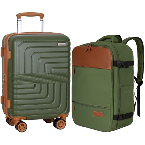 Romswi 21In Carry On Luggage Set