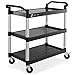Jubilee Heavy-Duty 3-Tier Utility Service Cart with Wheels, 40.25