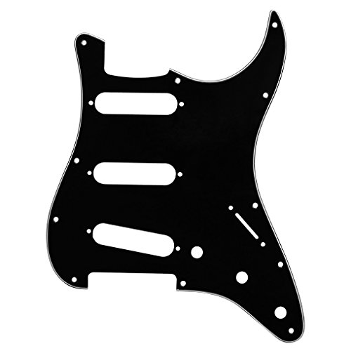 IKN Pickguard de guitare de style SSS à 11 trous avec vis de montage pour guitare mexicaine/américaine moderne FD… - Les Beatles, Paul McCartney, John Lennon, RIngo Starr, George Harrison IKN Pickguard de guitare de style SSS à 11 trous avec vis de montage pour guitare mexicaine/américaine moderne FD…