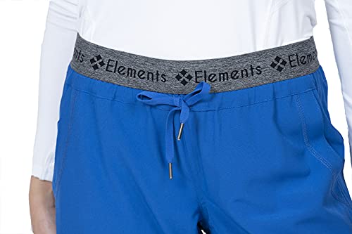 Image of Scrubs for Women Set V-Neck & Cargo Pant 8 Pocket 4-Way Stretch for Nurse Dentist Veterinarian Elements Select ES2966