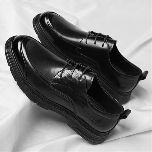 Men's Arrival Spring Lace Up Wedding Dress Shoes Business Formal British Style Trendy Leather Shoes3