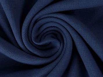 Minerva Crafts French Terry Sweatshirt Fabric Navy Blue - per Yard