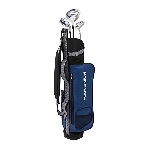 Young Gun ZAAP EAGLE Junior golf club Youth Set & bag for kids BLUE Ages 6-8 Cover