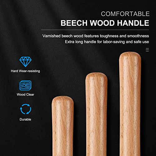HAUTMEC 8 Pcs Wood Turning Chisel Set