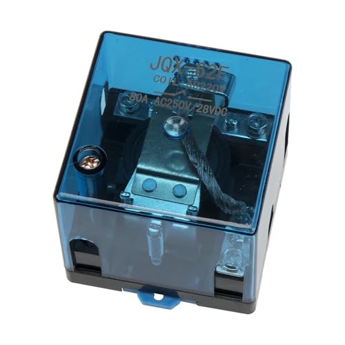 POWTAXBJGD JQX-62F electromagnetic Relay SPDT high Power Relay JQX-62F-1Z AC 220V DC 24V 12V(120A,Copper 24VDC)