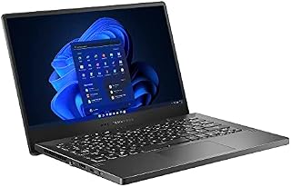ASUS Zephyrus G14 GA401QM 14 inch QHD 120Hz Gaming Laptop (AMD Ryzen 9-5900HS, Nvidia GeForce RTX 3060, 32GB RAM, 1TB SSD, Windows 10) With LED lighting, Grey