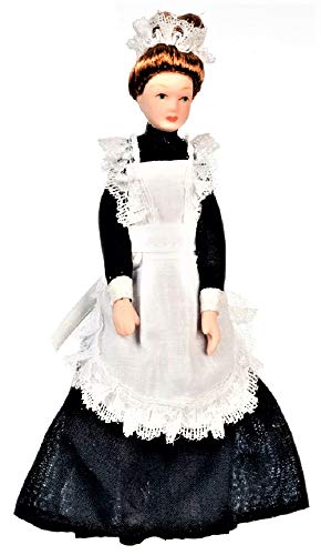 Poupée miniature en porcelaine Melody Jane, figurine de servante haut de gamme