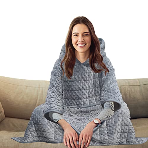 Starlenget Wearable Weighted Blanket Wighted Sleep Cabin For Adult/Kids, Wearable Heavy Blanket For Sleeping Full Of Hug Feeling, 100% Cotton Big Blanket With Glass Beads #TOP3