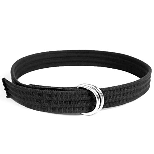 Men's Canvas Belt Military Belts Double Dring Buckle Casual Webbing Belt4