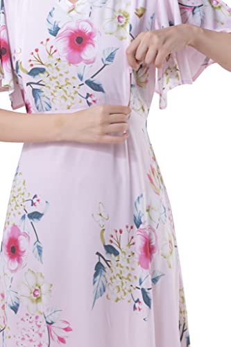 Image of AV2 Womens Viscose Maternity | Nursing |Feeding | Breast Feeding Dress with Zippers for Post Pregnancy
