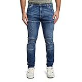 [ジースターロゥ] ジーンズ メンズ デニムパンツ スキニー ストレッチ ブルー 5620 3D Zip Knee Skinny D01252-D829-071-W30/L30