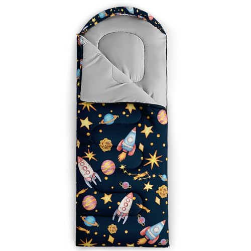 Image of QOOMO Ball Flower Camping Sleeping Bags,3 Season Warm & Cool Weather,Lightweight,Waterproof Sleeping Bags for Adults & Kids,Traveling,and Outdoors,Camping Gear Equipment