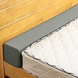 Bed Gap Filler/Mattress Extender, Close Gap 0-12', 'Mattress Space Filler for Twin/Full/Queen/King, Stop Losing Your Pillows (Dark Gray, 76*4*6in)