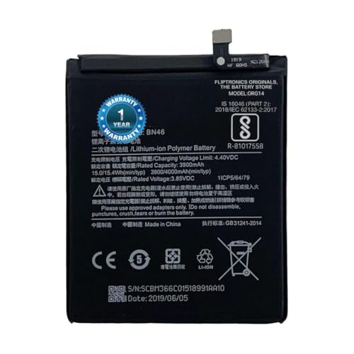 Image of Original BN46 Battery for Mi Redmi Note 6, Note 8, Y3, 7 Battery with 1 Year Warranty*** (for MI BN46)