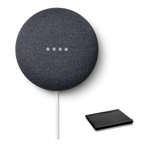google nest mini bluetooth speaker, japan model, multi language with english compatibility assistant (2nd gen) charcoal