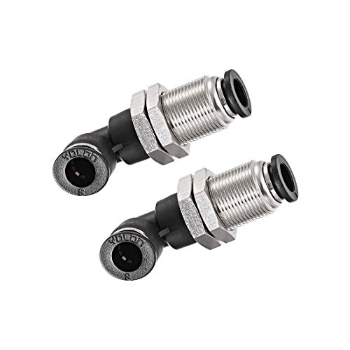 Sourcing map 2 Estremità 8mm Tubo Push Lock