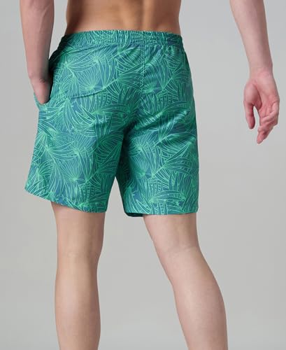 Image of Speedo Men's 4 Way Flex Essential Printed Watershorts with Side Pockets | Water Repellent | Internal Drawcord | Wide Waistband Swimming Trunks