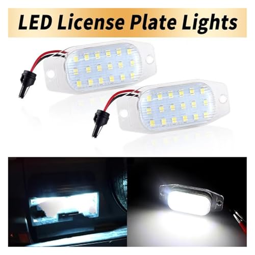 Luces de LED para placa de matrícula de Lexus LX450 1996-1998, 2 unidades impermeables. 2