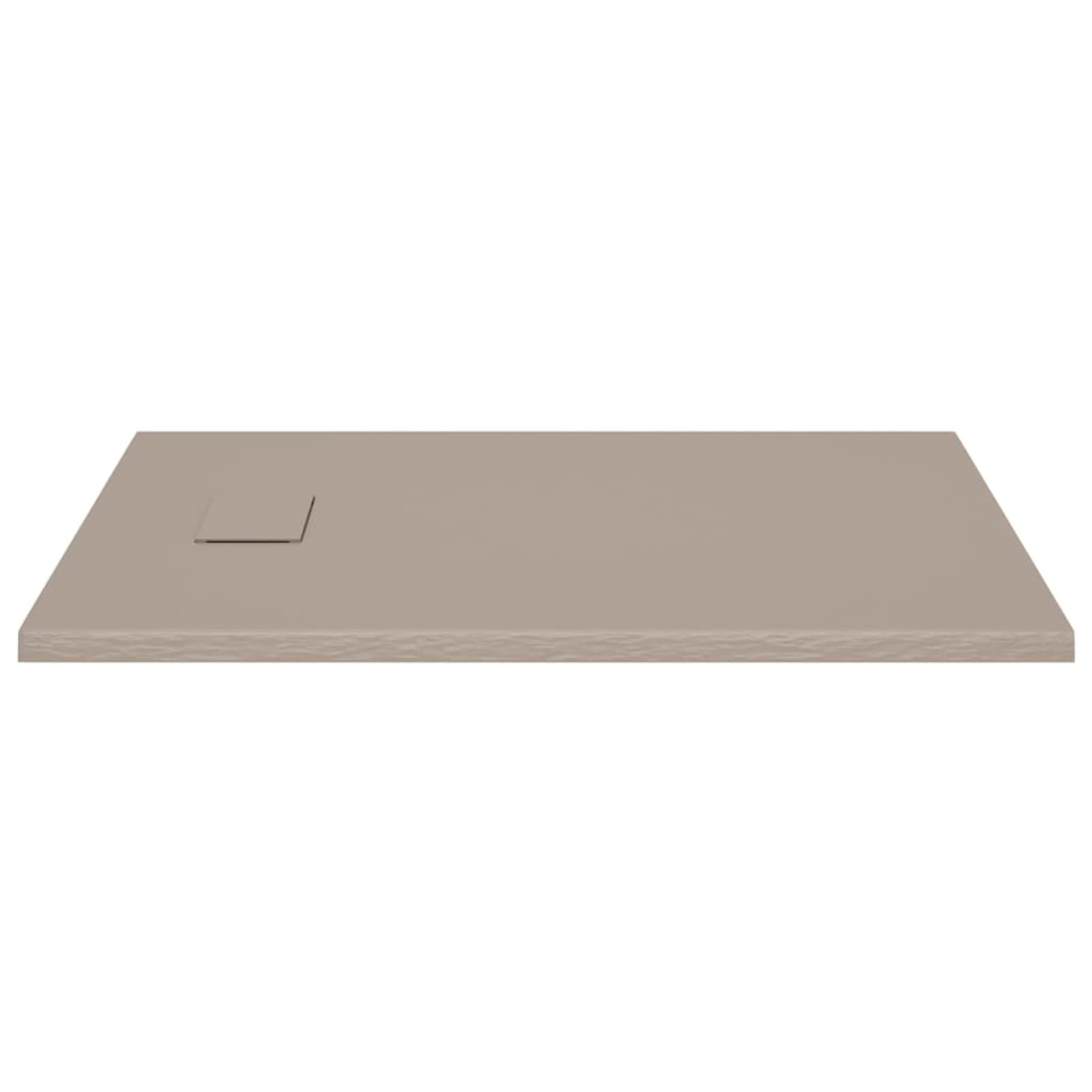 Plato de Ducha SMC marrón 100x80 cm Muebles BañO Mampara Ducha Fija