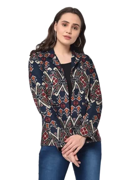 Women Black Coat Colour with cotton [𝐒𝐢𝐳𝐞 : 𝐋 ]-picture-14