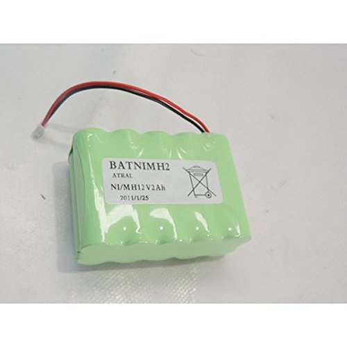 batterie de secours nimh 2 ah hager batnimh2 pour centrale d'alarme