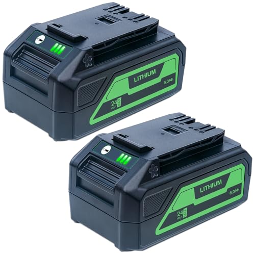 Upgraded 6Ah 24V Battery 2-Pack