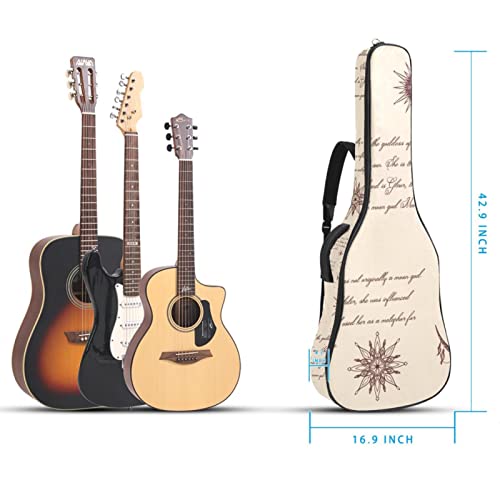 Housse pour guitare acoustique Motif silhouette de forêt d’élan Violet Épaisseur 1 cm, Multicolore 05, 42.9×16.9×4.7 in… - Les Beatles, Paul McCartney, John Lennon, RIngo Starr, George Harrison Housse pour guitare acoustique Motif silhouette de forêt d'élan Violet Épaisseur 1 cm, Multicolore 05, 42.9x16.9x4.7 in… – Image 6