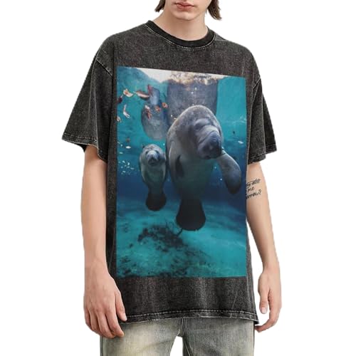 T-shirt oversized lamantins indiens idéal pour le quotidien urbain